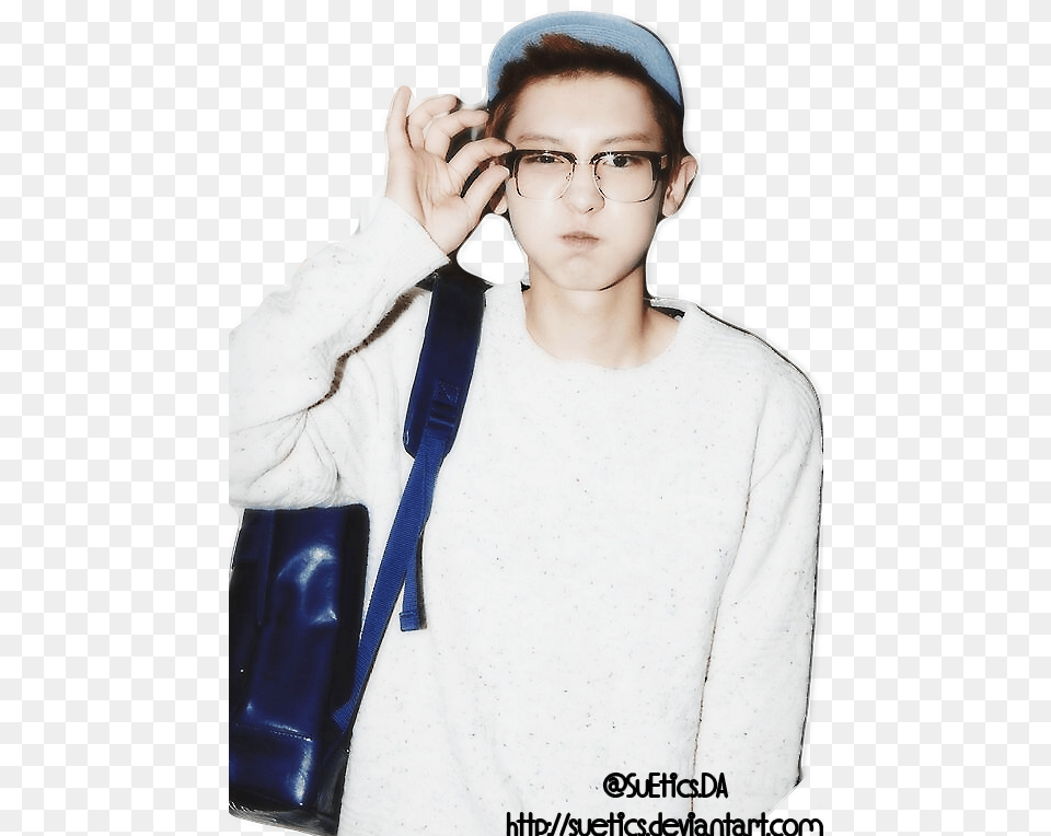 Chanyeol With Glasses, Accessories, Handbag, Purse, Bag Free Transparent Png