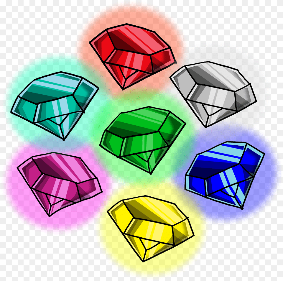 Chaos Emeralds 2 Chaos Emeralds Sonic Mania, Accessories, Gemstone, Jewelry, Art Free Png Download