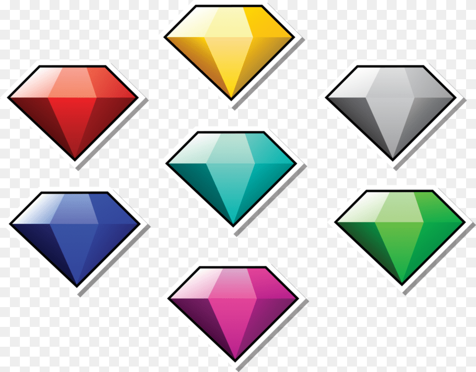 Chaos Emeralds Chaos Emeralds, Accessories, Diamond, Gemstone, Jewelry Free Transparent Png