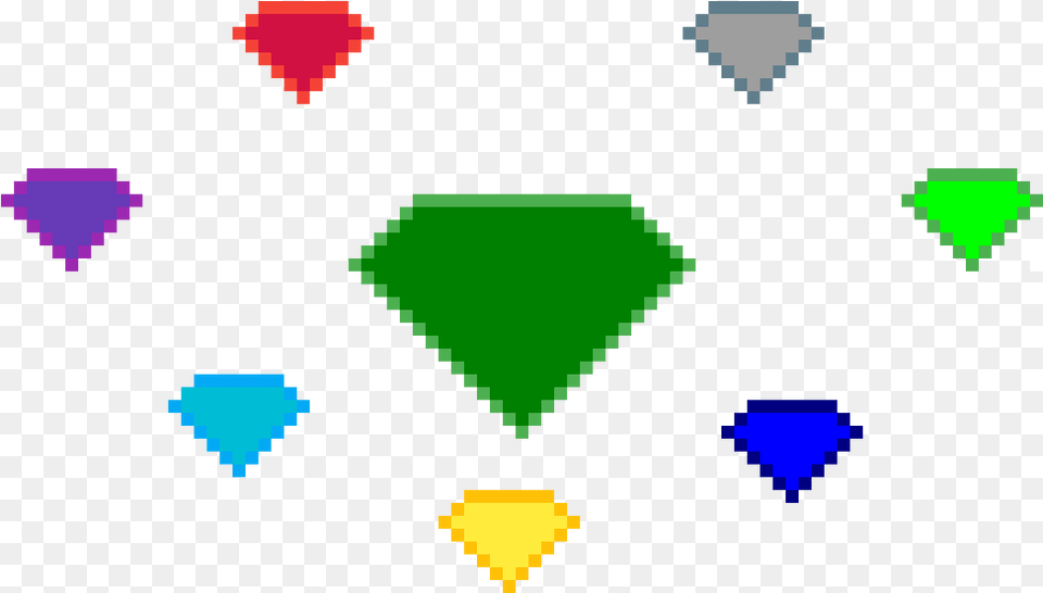 Chaos Emeralds Diagram, Accessories, Triangle, Gemstone, Jewelry Free Png Download