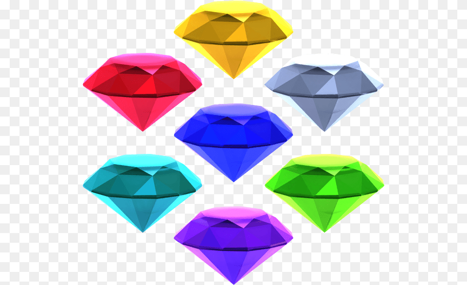 Chaos Emeralds Sonic Runners Chaos Emeralds, Accessories, Diamond, Gemstone, Jewelry Png