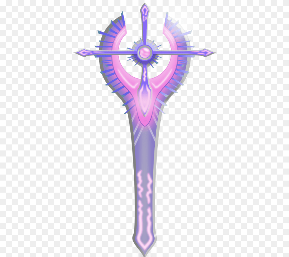 Chaos Head Di Sword, Weapon, Trident, Cross, Symbol Free Png