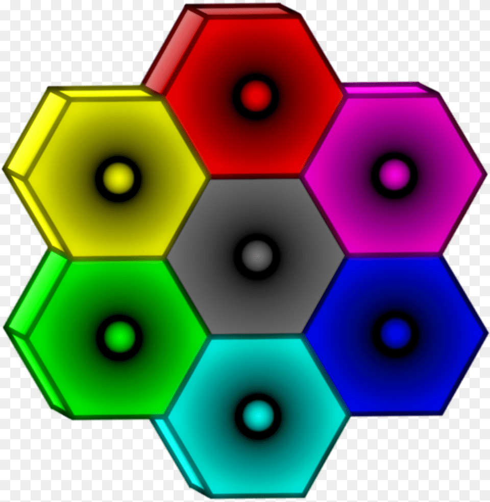 Chaos Hexagons Circle Full Size Download Seekpng Circle, Pattern, Sphere, Disk Png