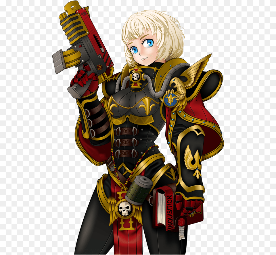 Chaos Sister Of Battle Clipart Images Gallery For Warhammer Fantasy Space Marines, Book, Comics, Publication, Person Free Transparent Png