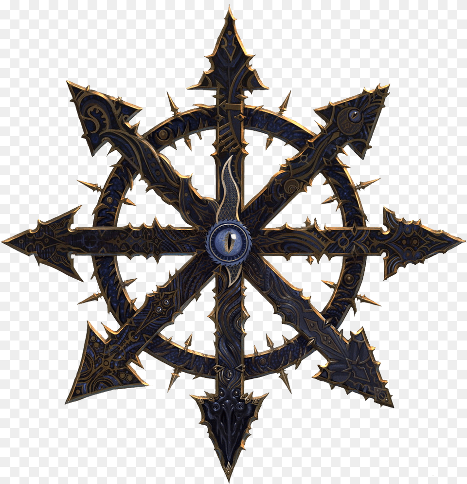 Chaos Space Marines Chaos Star Of Tzeentch, Cross, Symbol Free Transparent Png