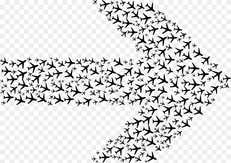 Chaotic Planes Arrow Clip Arts Running Arrow, Gray Free Transparent Png