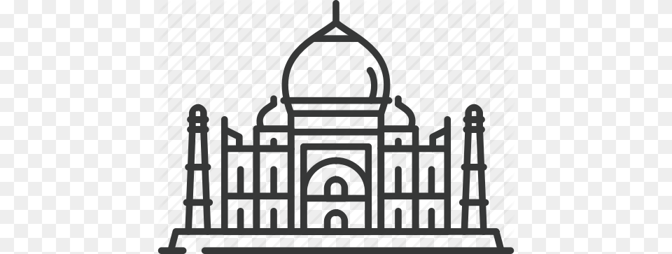 Chapel Church India Mosque Taj Mahal Temple Travel Icon, Gate, Arch, Architecture Png
