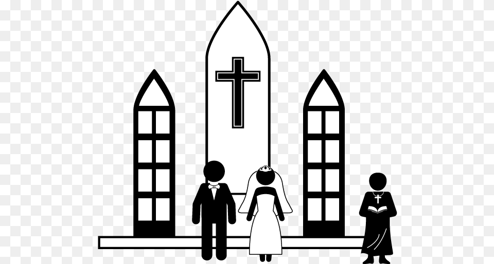 Chapel Clip Art Church Wedding Marriage Marriage, Cross, Symbol, Altar, Architecture Free Png Download