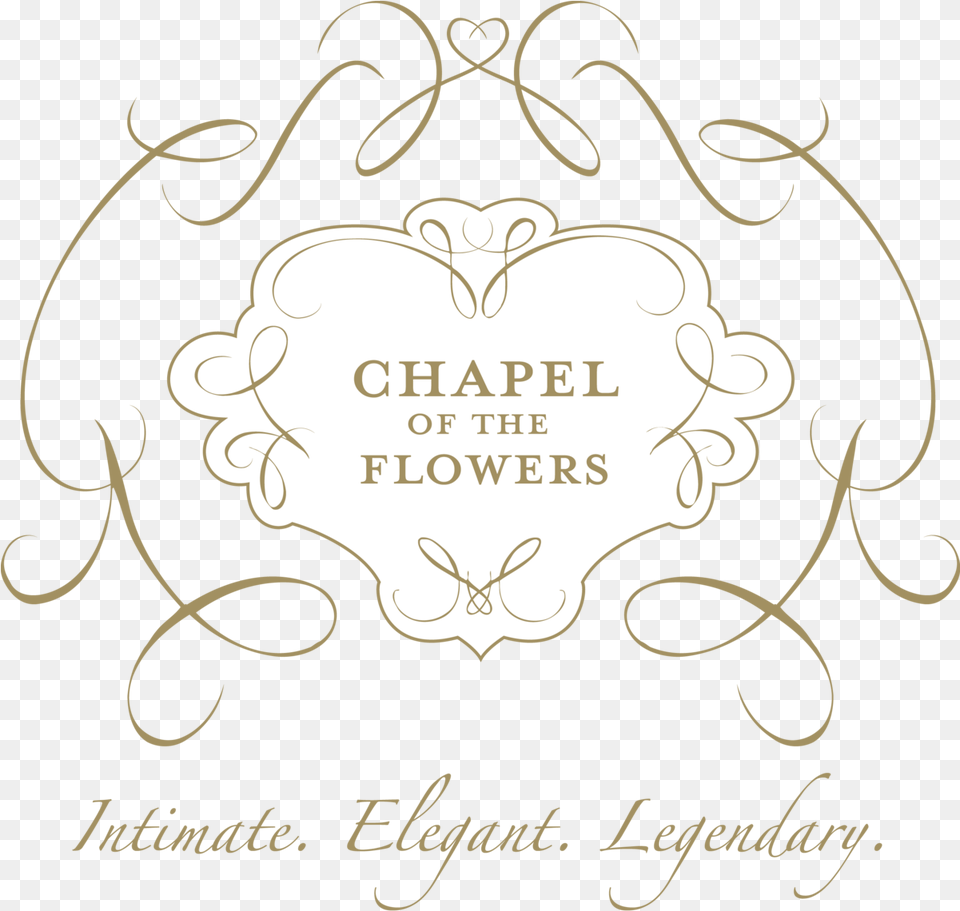 Chapel Of The Flowers Logo, Calligraphy, Handwriting, Text Free Png Download