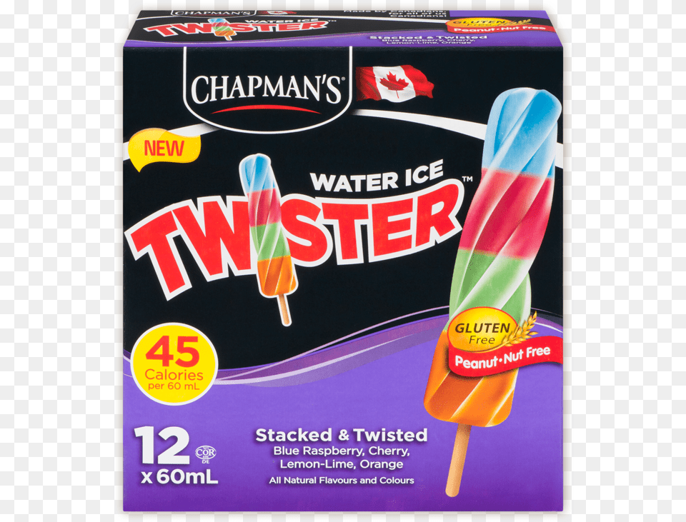 Chapman S Stacked Amp Twisted Twister Chapman39s Twister Ice Cream, Food, Sweets, Candy, Ice Pop Png