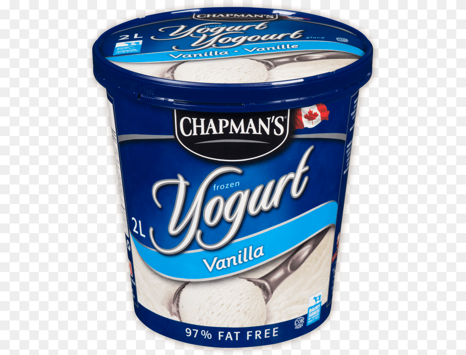 Chapman S Vanilla Frozen Yogurt Chapman39s Frozen Yogurt, Dessert, Food, Cream, Ice Cream Png Image