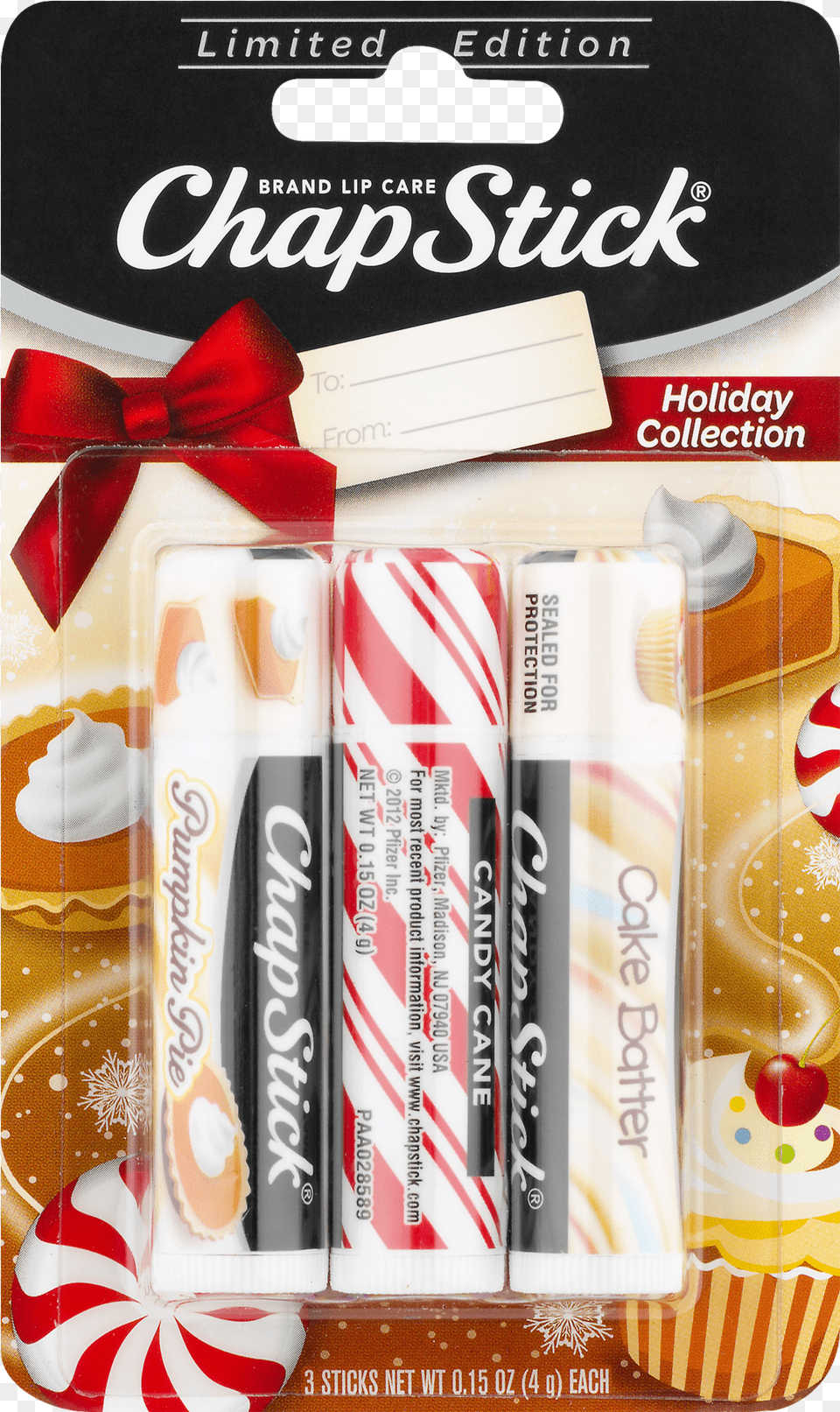 Chapstick Lip Care Holiday Flavor Collection Lip Balm Chapstick, Food, Sweets, Can, Tin Free Png