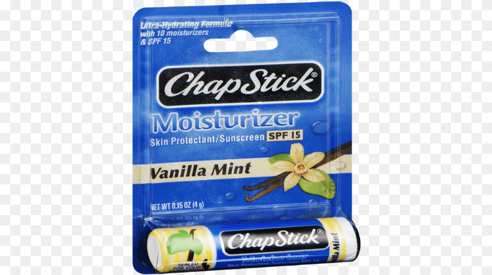 Chapstick Vanilla Mint, Can, Tin Free Transparent Png