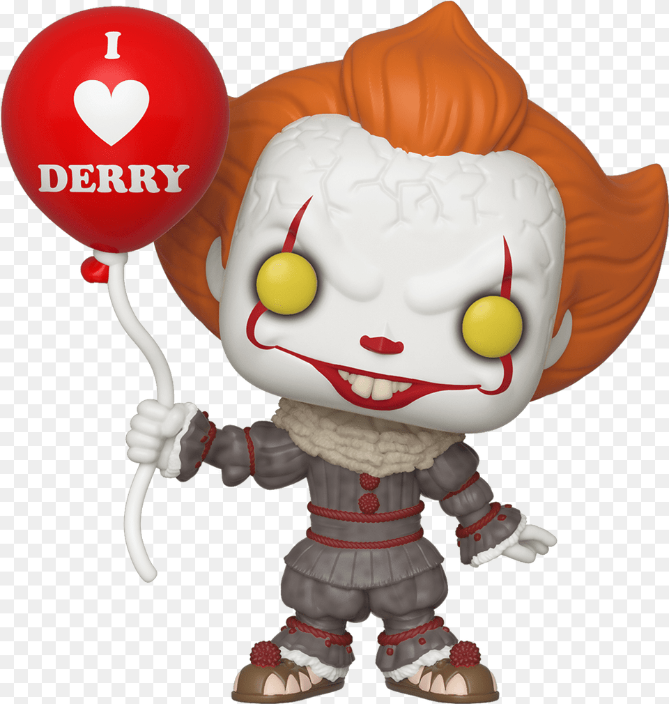Chapter Two Pennywise Funko Pop Balloon, Toy, Face, Head, Person Png Image