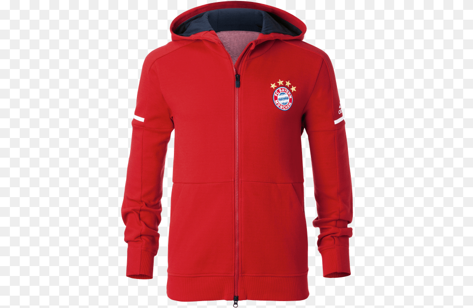 Chaqueta Del Bayern 2018, Clothing, Coat, Fleece, Hood Png
