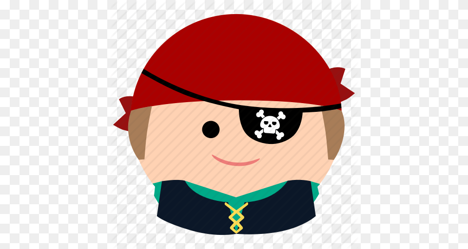 Char Eyepatch Male Man Pirate Professional Icon, People, Person, Helmet, Cap Png Image