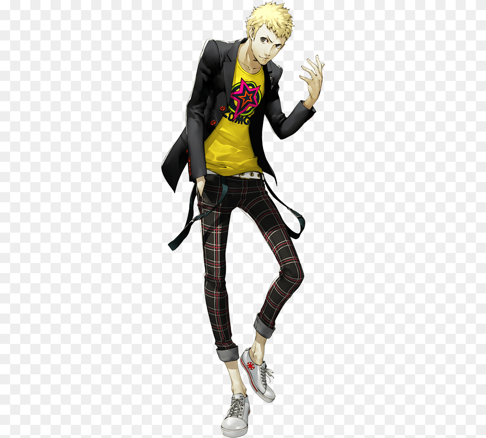 Char Img Persona 5 Male Characters, Book, Publication, Comics, Shoe Png