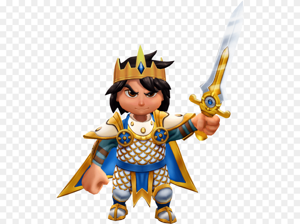 Char Prince 02 Femaleknightpaint01 Cartoon, Sword, Weapon, Baby, Person Free Png