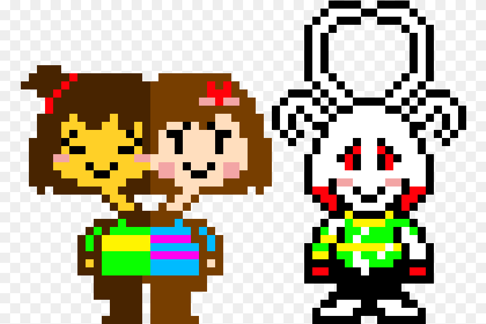 Chara X Frisk X Asriel, Qr Code Free Png