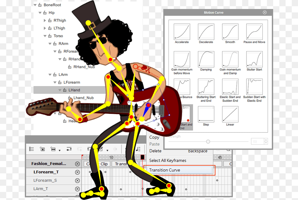 Character Animation Crazytalk Animator 3 Animating, Guitar, Musical Instrument, Person, Performer Free Transparent Png