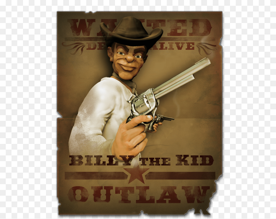 Character Billy Doa Thumbnail Dead Or Alive, Weapon, Clothing, Hat, Firearm Free Transparent Png