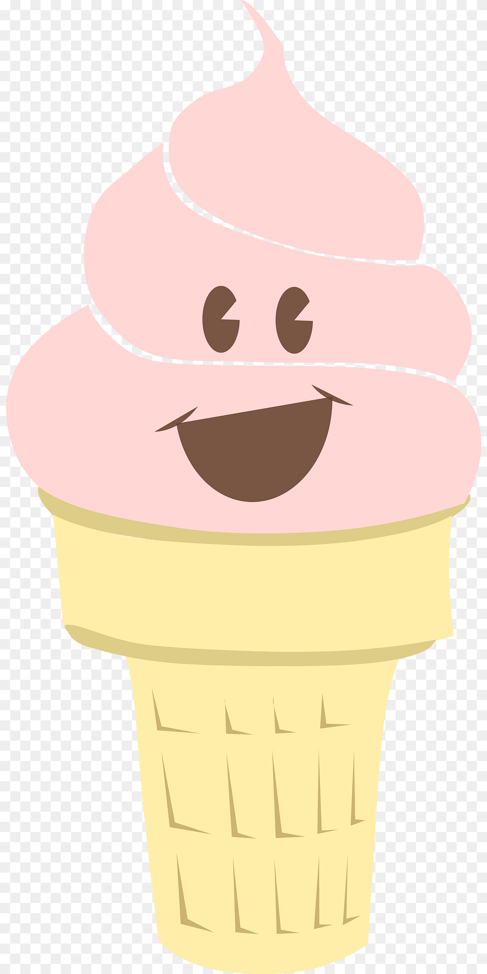 Character Clipart, Cream, Dessert, Food, Ice Cream Free Png