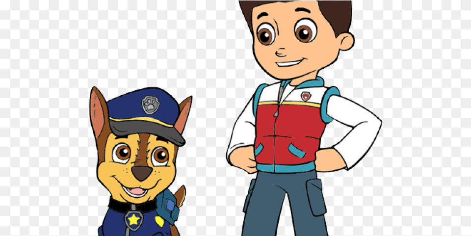 Character Clipart Paw Patrol Ryder And Chase Paw Patrol, Baby, Person, Face, Head Free Transparent Png