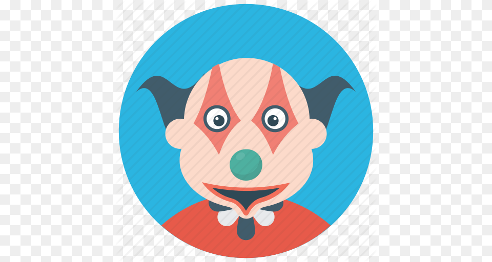 Character Clown Circus Joker Devil Clown Joker Scary Clown Icon, Face, Head, Person, Performer Free Png Download