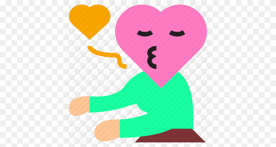 Character Couple Happy Heart Hug Kiss Love Icon Free Png Download