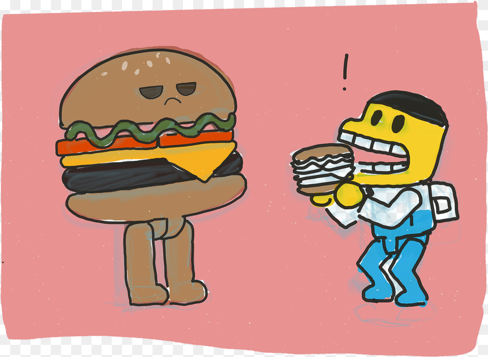 Character Design Cartoon, Burger, Food, Baby, Person Png