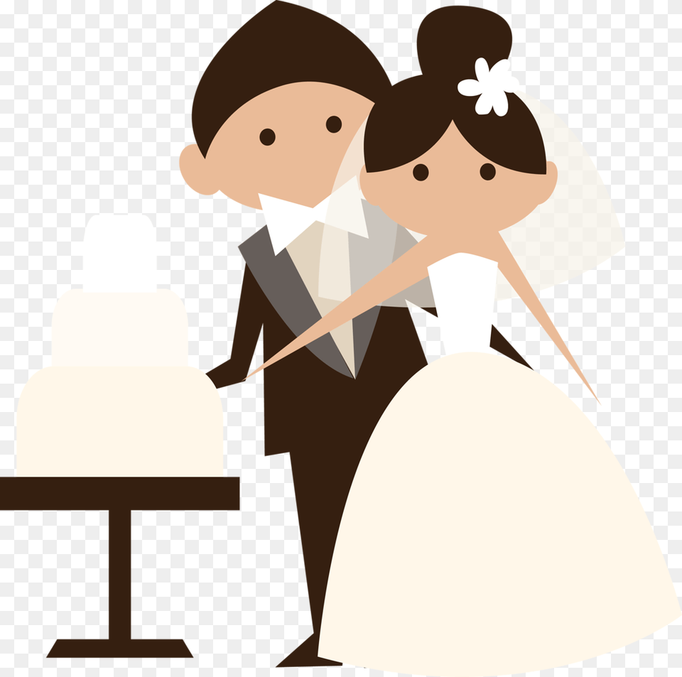 Character Drawing Wedding Wedding, Cake, Dessert, Food, Dress Png