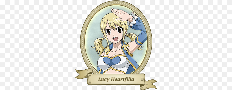 Character Fairy Tail Tv Tokyo Animation Formula Lucy Heartfilia Transparent, Book, Comics, Publication, Baby Png Image