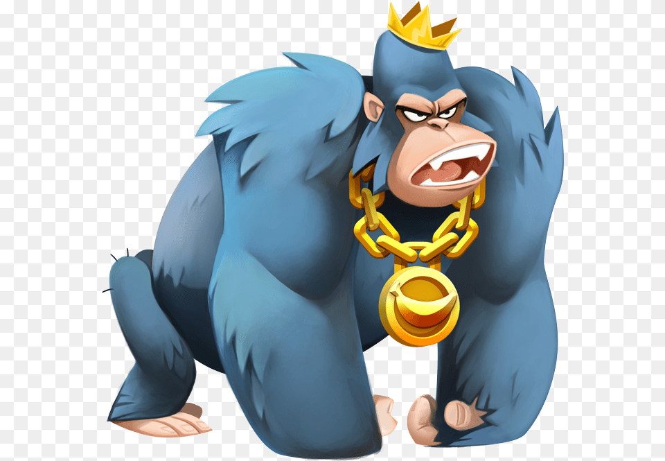 Character Gorilla Gb Thumbnail Go Bananas Slot Netent, Tape, Animal, Bird, Penguin Free Transparent Png