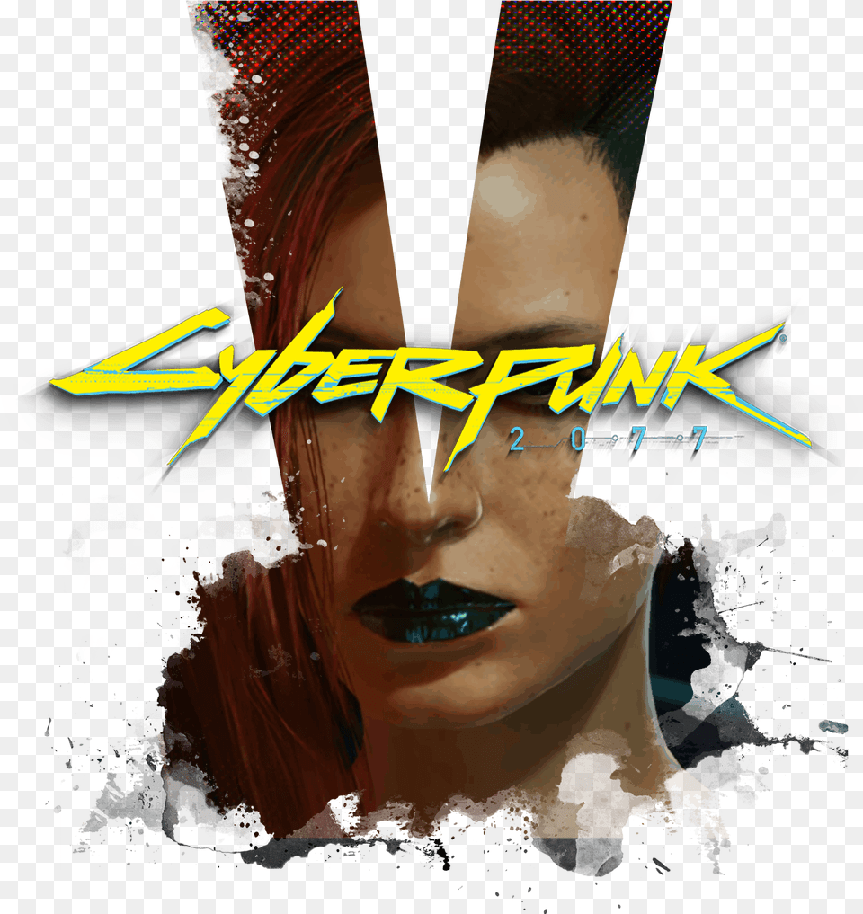 Character Icon Cyberpunk 2077 Mod Hair Design, Publication, Book, Adult, Wedding Free Png