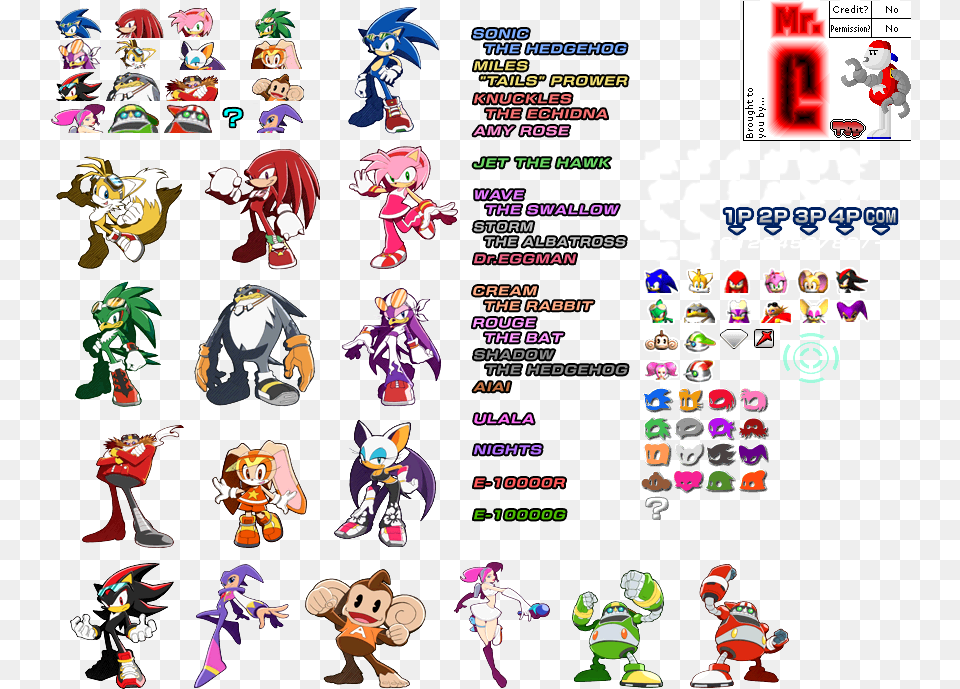 Character Icons Sonic Riders Gamecube Characters, Person, Baby, Toy Png Image