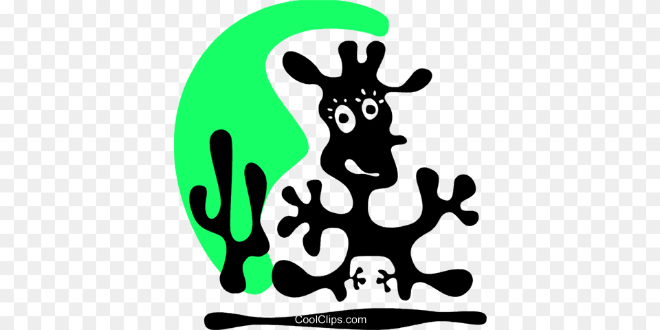 Character In Cowboy Outfit And Cactus Royalty Vector Clip Art, Animal, Deer, Mammal, Wildlife Png