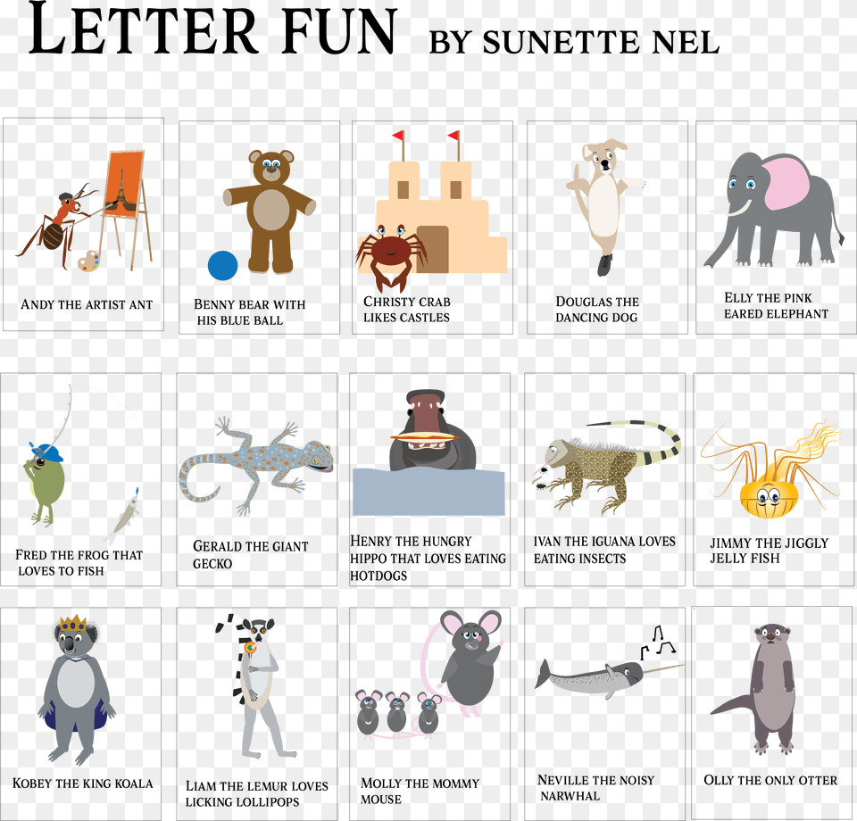 Character Introduction Letter, Animal, Reptile, Lizard, Person Png Image