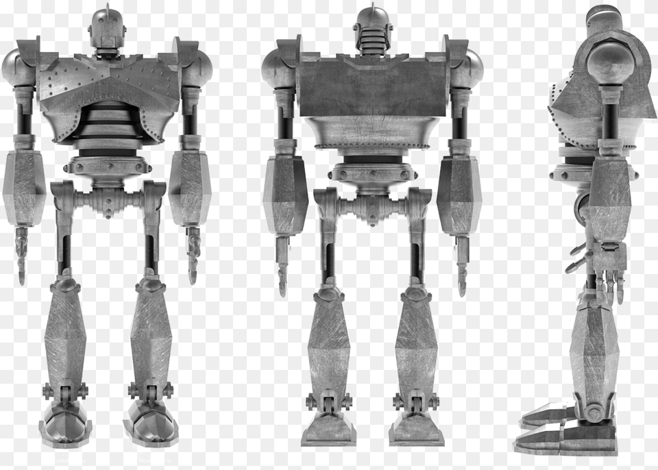 Character Iron Giant 3d Model, Robot, Mortar Shell, Weapon, Bulldozer Free Transparent Png