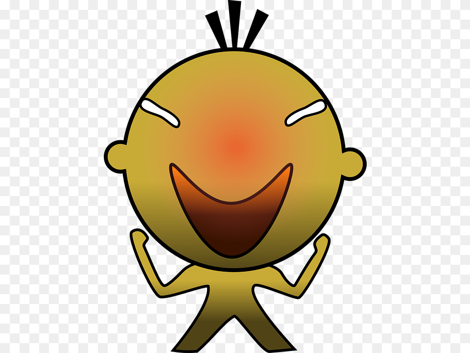 Character Man Figure Abstract Yellow Sad Laughing Aprendemos A Autorregular Nuestras Emociones Free Transparent Png
