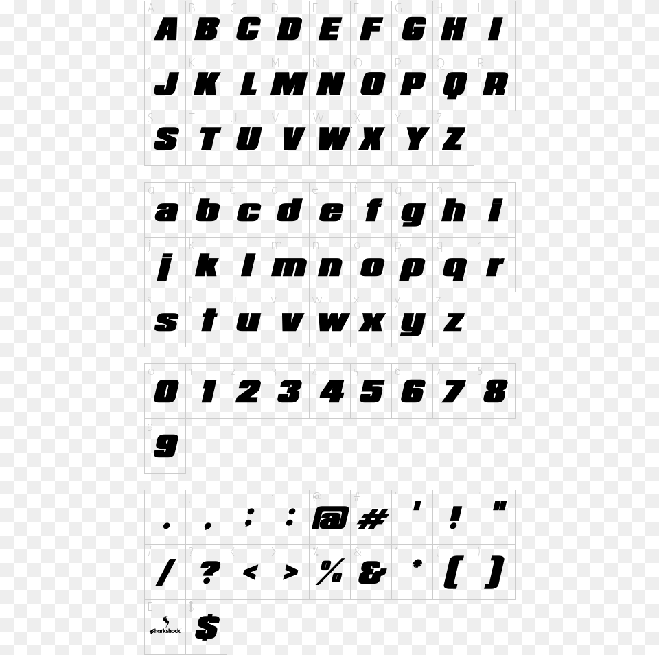 Character Map Font Demonized Racing, Text, Alphabet Free Png