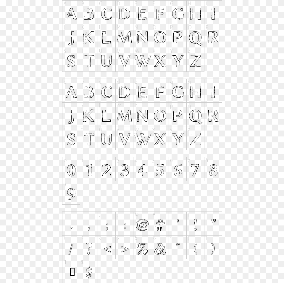 Character Map Lego Chima Font, Text, Alphabet Png Image