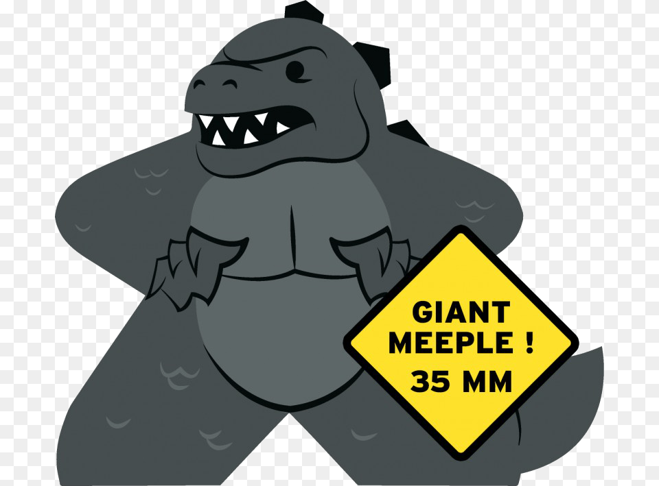 Character Meeple Expansion 2 The Godzillas Small City Extension Godzilla, Animal, Ape, Mammal, Wildlife Free Png