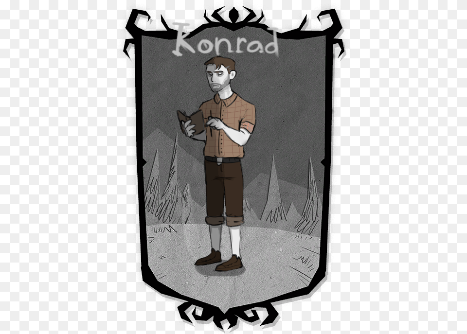 Character Mod Konrad Don T Starve Wickerbottom Skins, Person, People, Teen, Male Free Png Download
