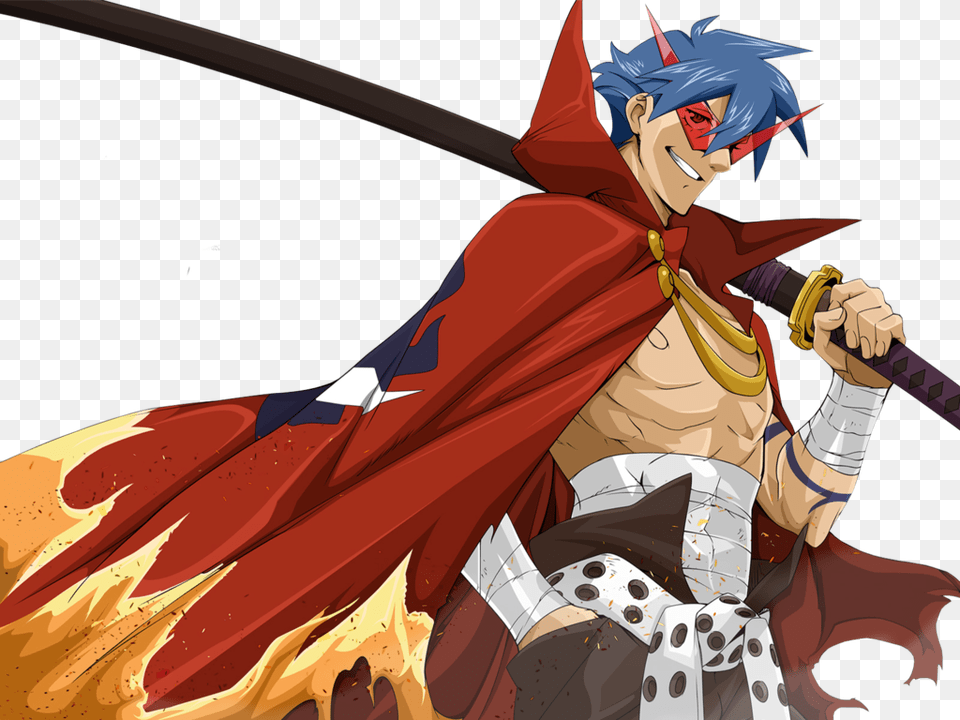 Character Profile Wikia Gurren Lagann Kamina, Book, Comics, Publication, Person Free Png Download