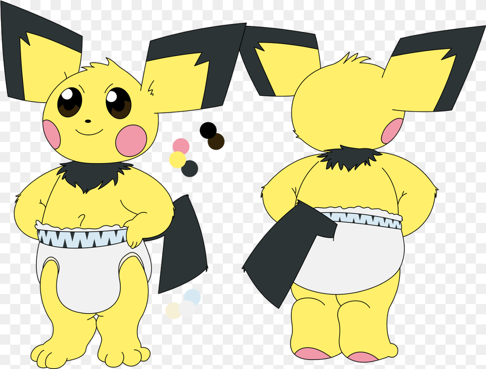 Character Reference For The Mega Baby Baby Pichu, Animal, Bear, Mammal, Wildlife Free Png Download