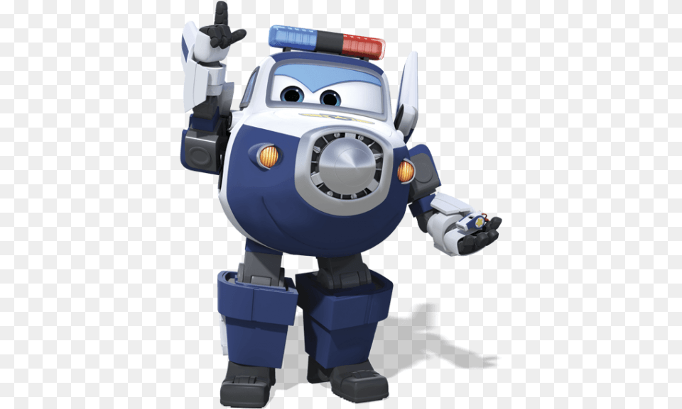 Character Super Wings Paul, Robot, Toy Free Png Download