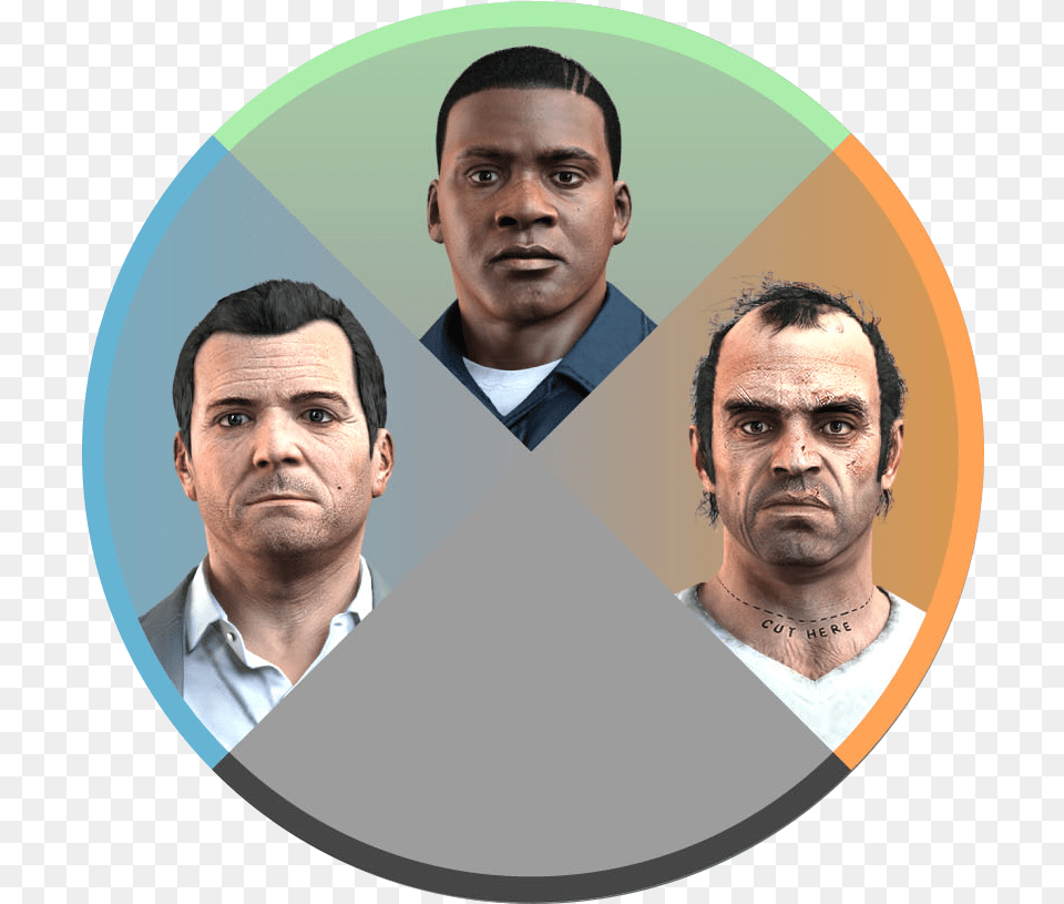 Character Wheel Gta 5 Character, Portrait, Photography, Person, Face Free Png Download