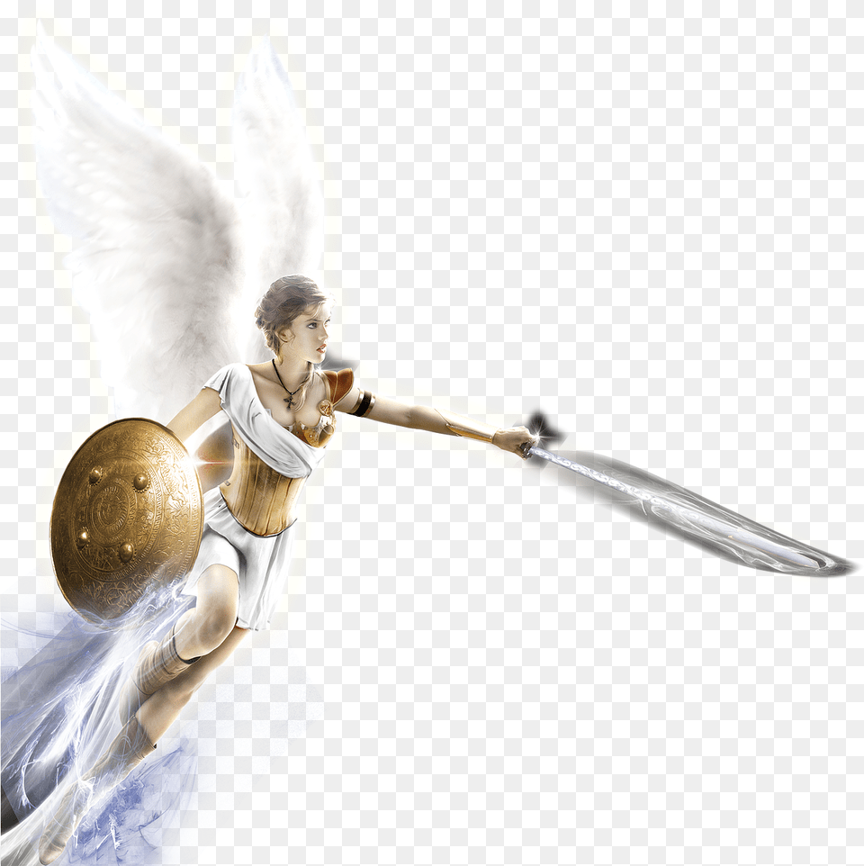 Character With Double Edged Sword, Weapon, Adult, Female, Person Free Transparent Png