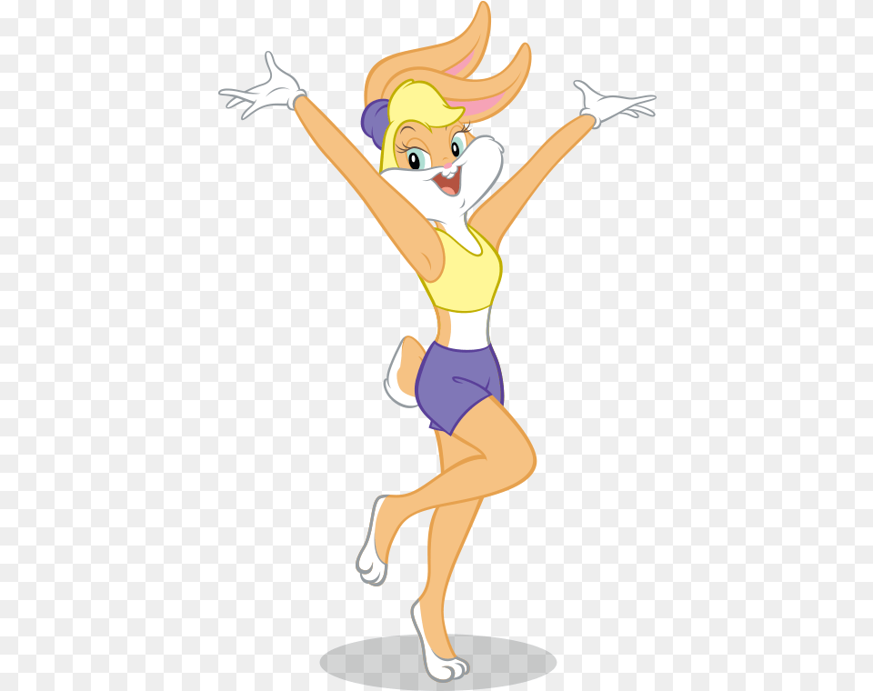 Characterart Lola Lt Lola Bunny Looney Tunes Characters, Dancing, Leisure Activities, Person, Cartoon Png Image