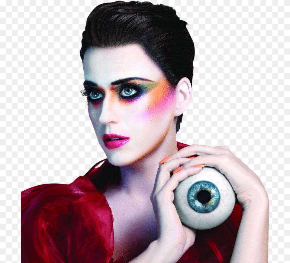 Characterearblack Shootmagentastyle Katy Perry Witness Photoshoot, Adult, Portrait, Photography, Person Png
